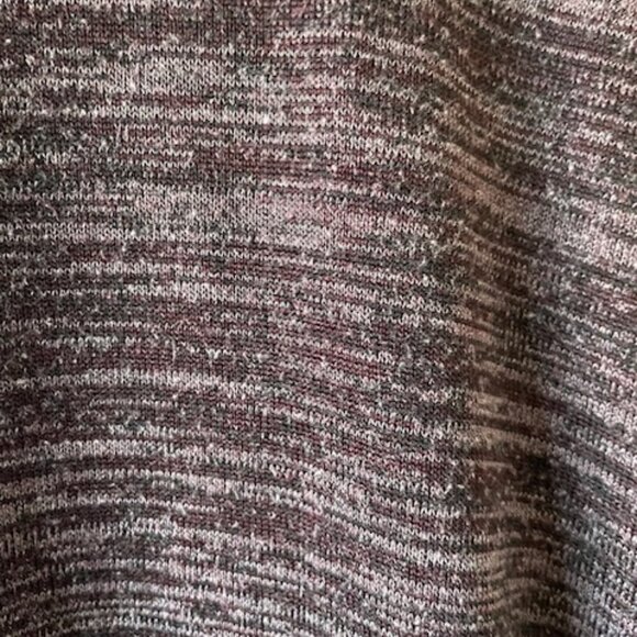 Doe & Rae - purple/black Draped Loose Top Size M/L - Picture 6 of 12